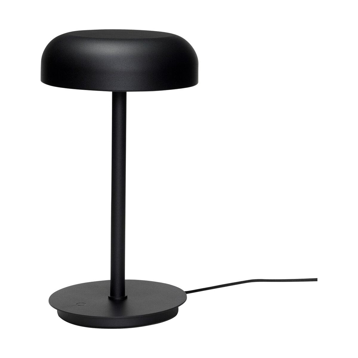 Hubsch Velo Tischlampe Schwarz Dimmbar 20x37 Cm