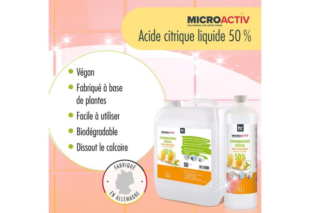 Höfer Chemie Gmbh - 2x 5 l Zitronensäure 50% flüssig