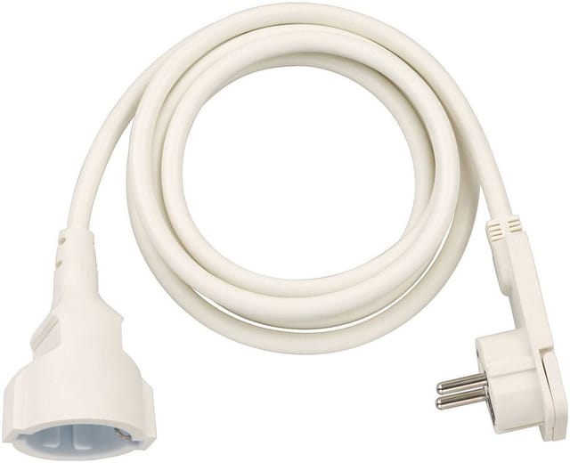 Brennenstuhl - 1168980220 Strom Verlängerungskabel Weiß 2.00 m H05VV-F 3G 1,5 mm²