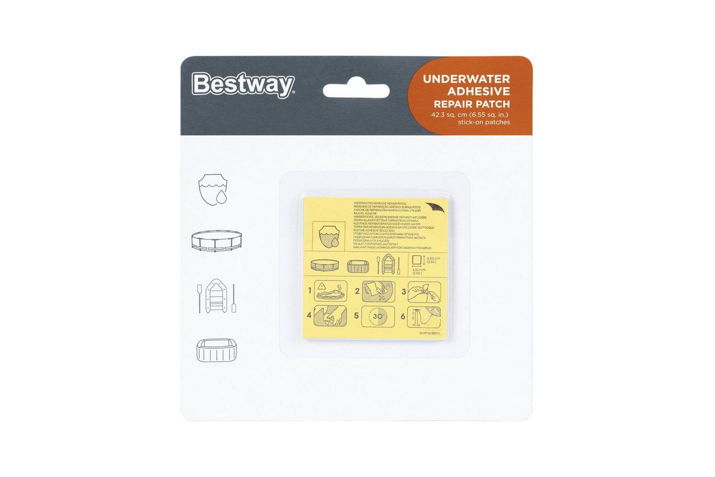 Reparatur Flicken wasserfest Pool Luftmatratze Flicke - Bestway Bild 3