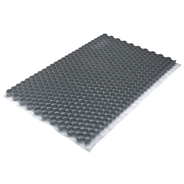 Kiesmatten - 'Gravel-Fix-Pro' - Kunststoff Grau - 80x120cm - 0,96m²