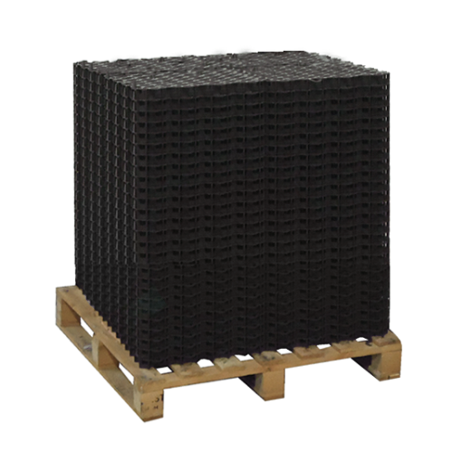 Vivol - Rasengitter J50 - Kunststoff - Stecksystem - Schwarz - 60m² Palette