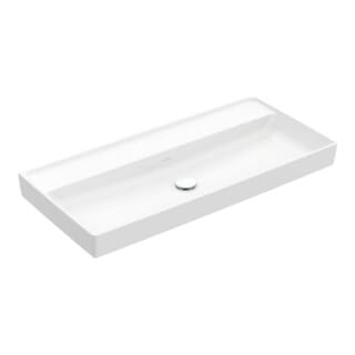 Villeroy&boch - Collaro - Möbelwaschtisch, 100x47 cm, ohne Überlauf, ohne Hahnloch, Alpinweiß 4A33A301