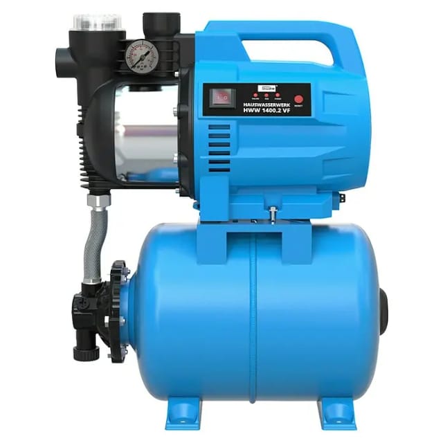Güde Hauswasserautomat Hauswasserwerk 4800 l Pumpe 1400 Watt HWW 1400.2 VF