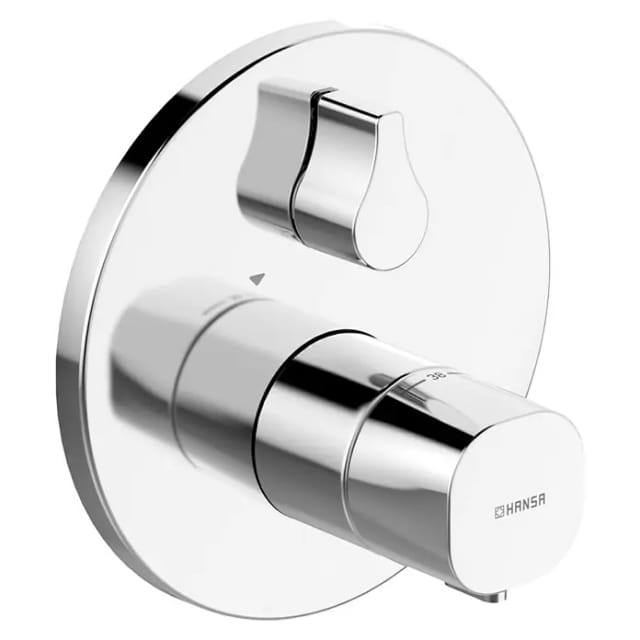 Living - Thermostat-Wannenarmatur - Unterputz, Umsteller für 2 Verbraucher, chrom 81149552 - Hansa