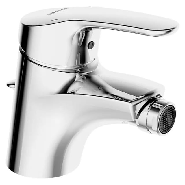 Hansa - Mix - Bidet-Einhebelmischer mit Ablaufgarnitur, chrom 01063283