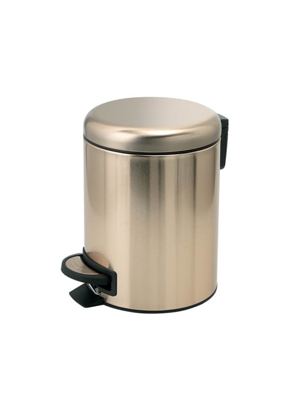 Vasari - Sapho Gedy Badaccessoires - Mülleimer 3 l, Soft Close, Gold matt 320987