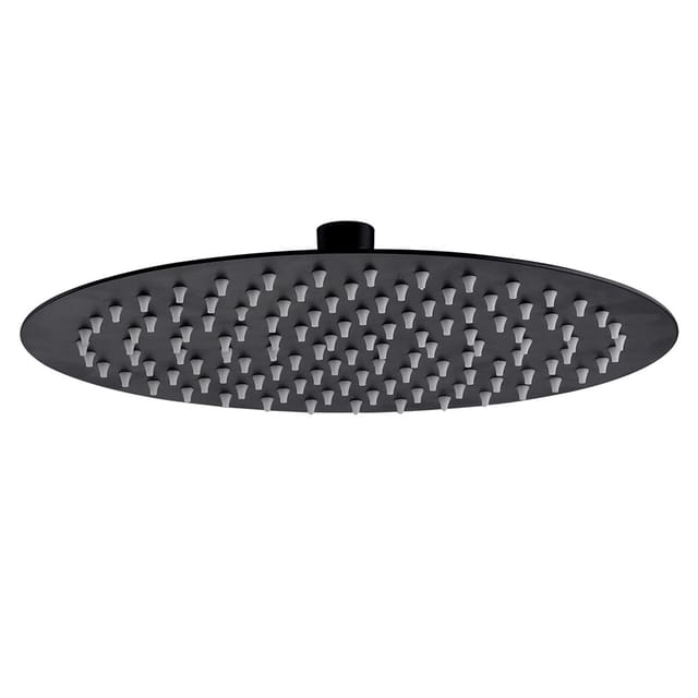 Regendusche Kopfbrause rund Schwarz matt ø 20 cm - Aloni