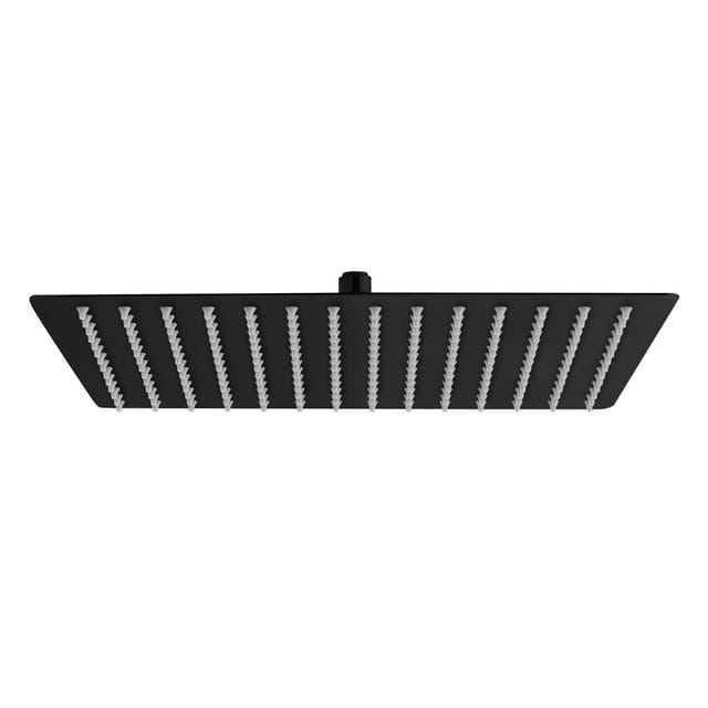 Aloni - Regendusche Brause schwarz matt Quadrat 20x20 cm Kopfbrause Rainshower
