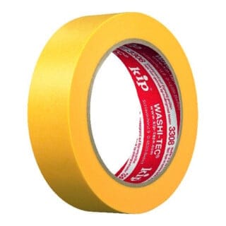 KIP - Abdeckband glatt gelb L:50 m B:30 mm