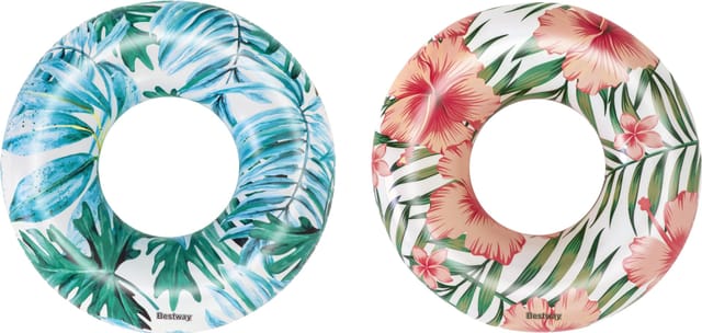 Bestway - Schwimmring Tropical Palms ø 119 cm 2-fach sortiert Schwimmring