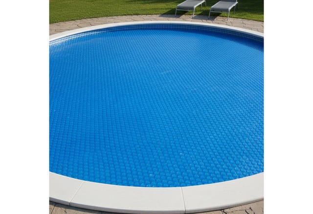 No Brand - Zelsius Solarfolie, rund ø 5 m blau 400µ Poolabdeckung, Folie für Pool