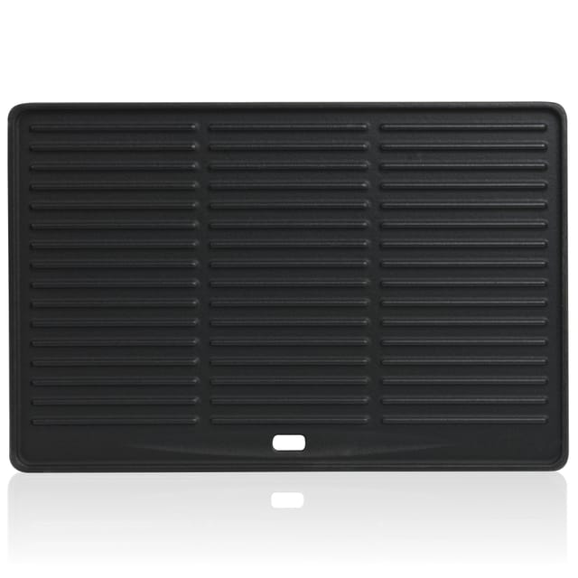 BBQ-Toro Gusseisen Grillplatte 41,5 x 27,5 cm Wendeplatte, emailliert