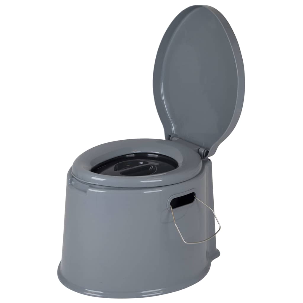 Tragbare Toilette 7 L Grau Bo-camp