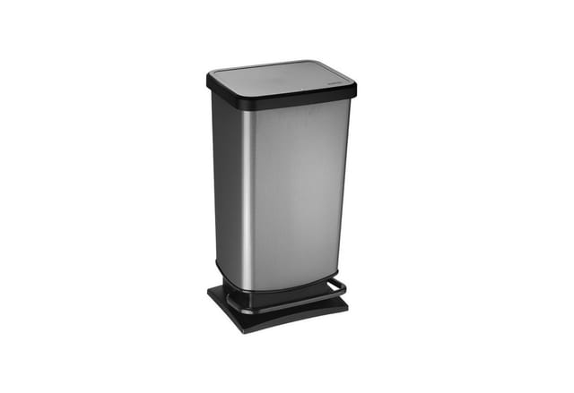 Treteimer Paso 40 l Dekor carbon Müll- & Abfalleimer - Rotho