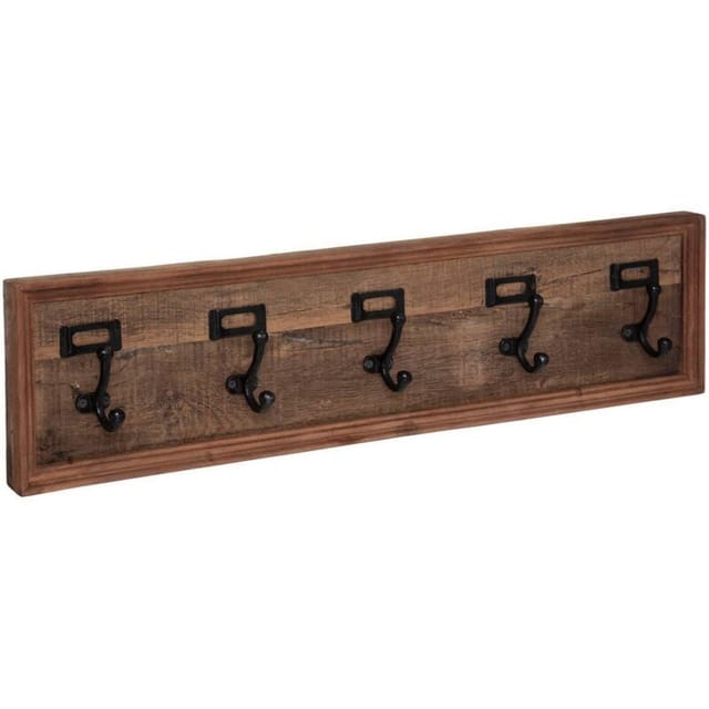 Atmosphera - Kleiderhakenleiste 5 Haken 82x21 cm créateur d'intérieur