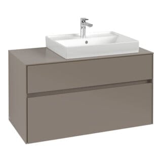 Villeroy & Boch Collaro Waschbeckenunterschrank, 2 Auszüge,