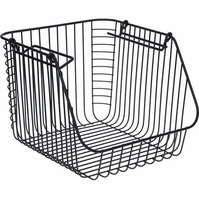 Excellent Houseware - Korb zum Aufbewahren von Gemüse, Obst, Korb, Küchenbehälter, 29x27x21cm