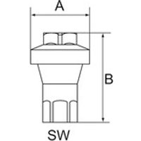 Riegler - Inline-Druckregler für Trinkwasser, ohne Entlüftung, g 1/4, 2 bar Bild 2