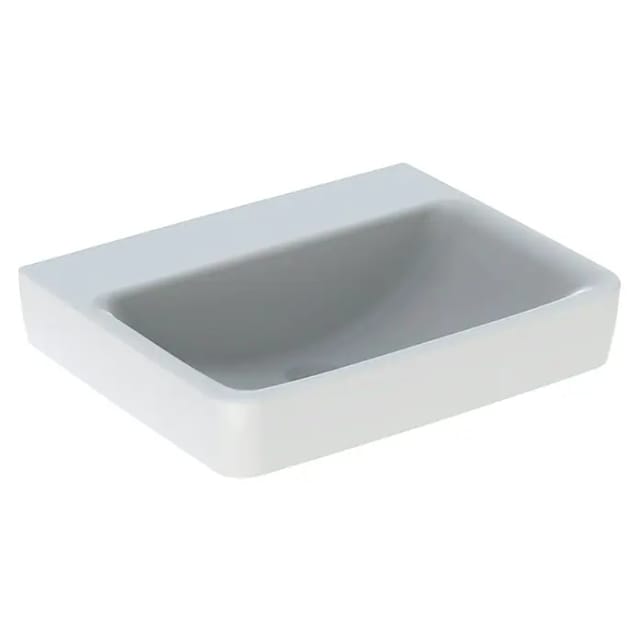 Keramag - Geberit Renova Plan, Waschtisch, 55x44 cm, ohne Hahnloch, ohne