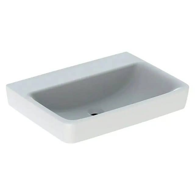 Keramag - Geberit Renova Plan, Waschtisch, 65x48 cm, ohne Hahnloch, ohne