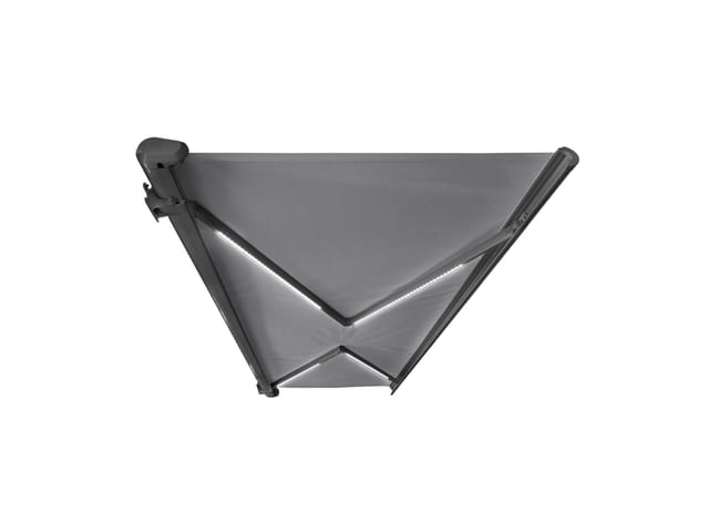 Led Vollkassettenmarkise elektrisch elos Farbe: Anthrazit, Größe: 395 x 300 cm Markise Vollkassettenmarkise Terrassenüberdachung - Home Deluxe