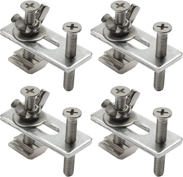 Aougo - Satz mit 4 T-Klemmen für die CNC-Fräs- und Graviermaschine 3018-PRO / 3018-MX3 / 3018-PROVer