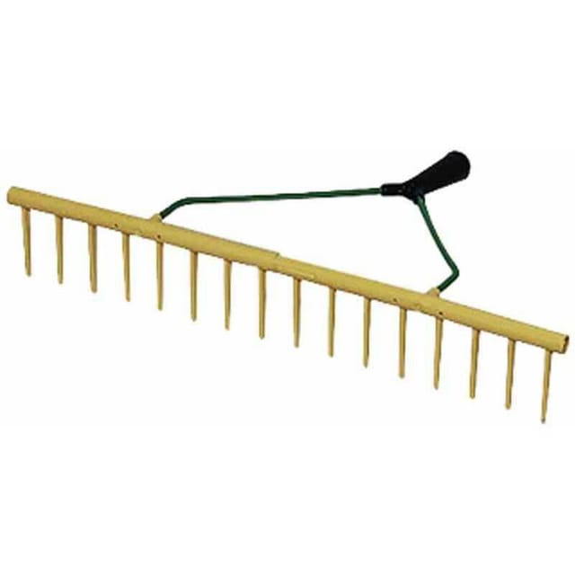 Kunststoff-Heurechen 16 Zinken einseitig Arbeitsbreite 64 cm, mit Kante
