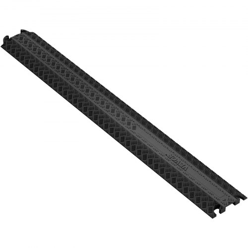 Mophorn - Vevor 1-kanal Schlauchbrücke 100x13x2cm Kabelbrücke Aus Tpr Überfahrschutz Kabel Max.907kg Pro Achse Tragfähigkeit Kabelkanal Brücke Ideal Für Wohngebiete Büros Lagerhallen Freizeitparks Usw.