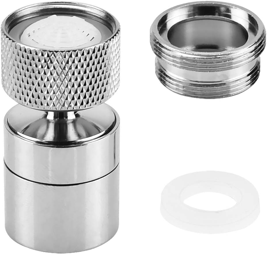 Lot De 2 Aérateurs De Robinet En Laiton Pour Économiser L'Eau. Filtre Universel Rotatif À 360° Pour Robinet De Douche, Cuisine Et Salle De Bain.