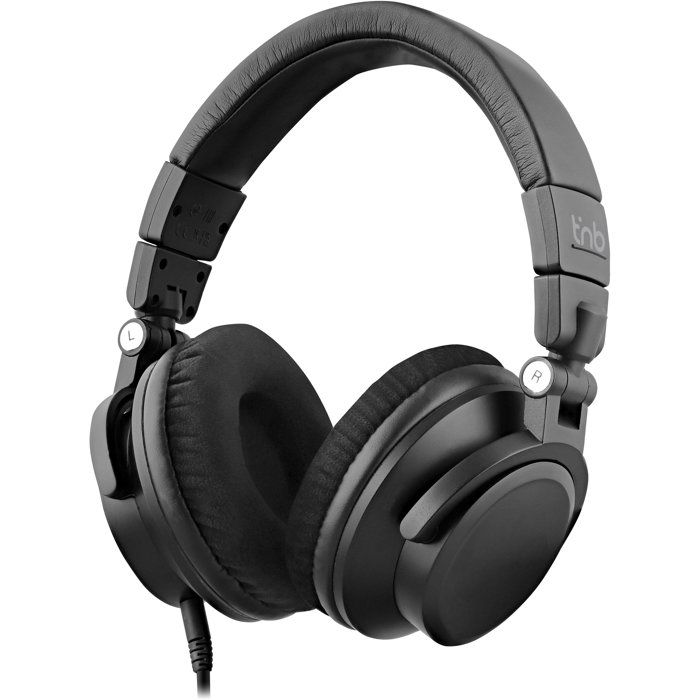 Kabelgebundenes Monitoring-headset - T'Nb - Studio - Klinke 3,5mm + 6,35mm - Verstellbarer Bügel - Faltbar - Schwarz