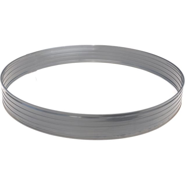 Baumring Aus Alu Höhe 100 Mm Durchmesser 1.2 M Baumumrandung Pflanzringe Beeteinfassung Rasenkante Rund - Farbe: Ohne Farbe