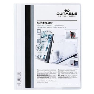 Angebotshefter duraplus® din A4 Überbreite pvc weiß