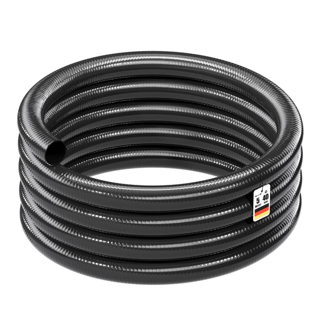 Wiltec Luisiana OM/I 5m flexibler Teichschlauch Ø40mm 470g/m Pumpenschlauch Schlauch Pumpe Saugschlauch Druckschlauch