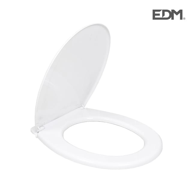 EDM - Toilettensitz - basic - weiß - 600gr - mit Schrauben