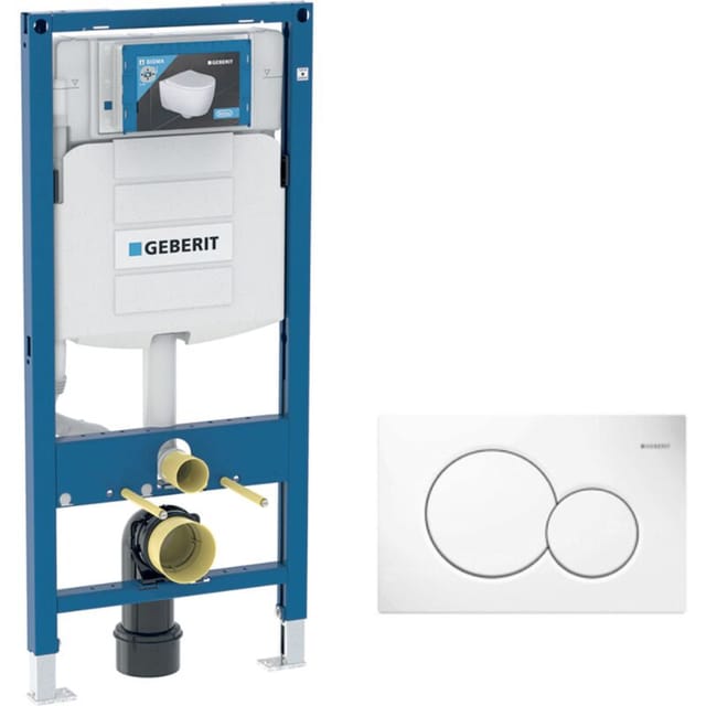 Pack DuoFix 320 + Sigma 01 Weiße Betätigungsplatte (SETUP320-PRO1)