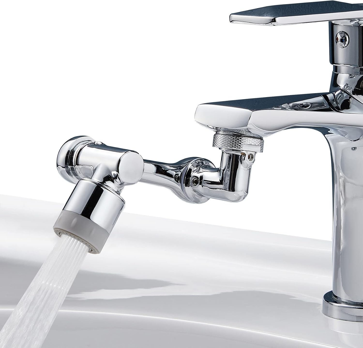 Aérateur Rotatif Multi-angles Pour Robinets À Économie D'Eau, Robinet De Douche À Économie D'Eau, Rallonge De Filtre Pour Buse De Robinet, Pulvérisateur De Robinet Adaptable, Aérateur De Cuisine/salle