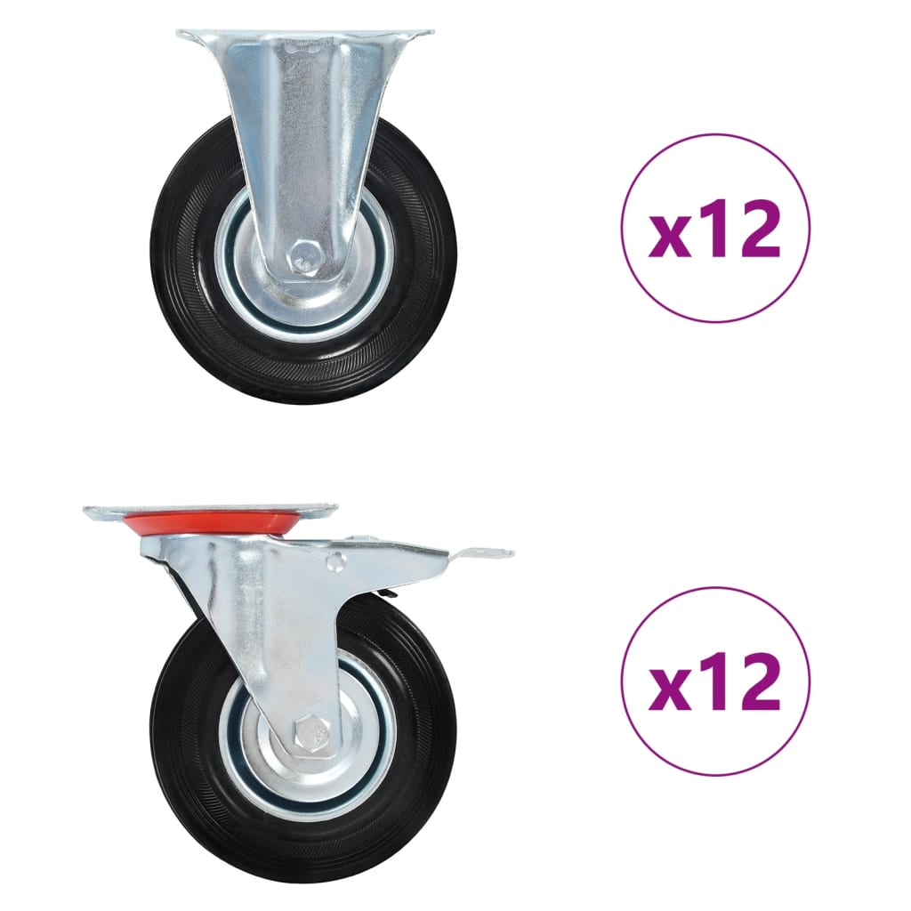 24 Stk. Rollen 125 Mm