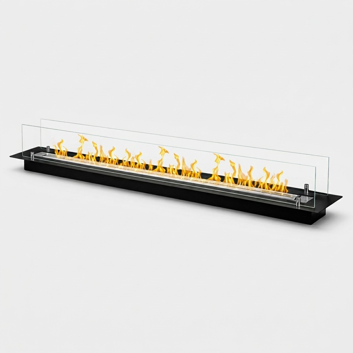 Einbau-bioethanol-kaminbrenner Mit Glasscheiben Df1200v