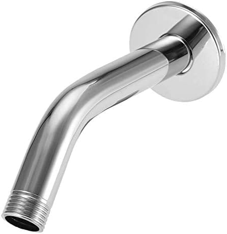 Memkey - g 1/2 Zoll Edelstahl-Brauseschlauch, runder Schlauch, Duschkopf-Verlängerung, Schlauchverlängerung, Wandmontage (15,2 cm)