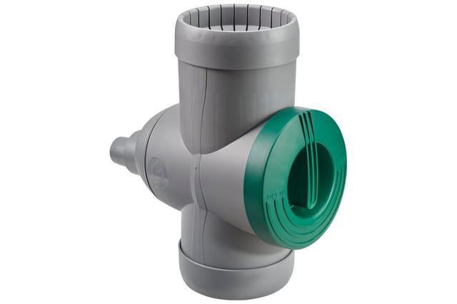 Pompe&moteur - garantia Regensammler Inox dn 68-100 grau inkl. Filtereinsatz
