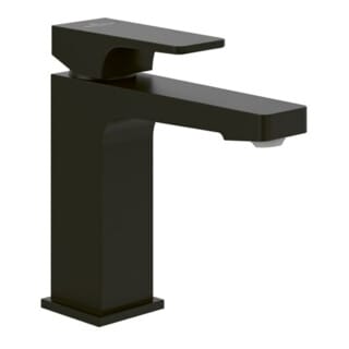 Villeroy&boch - Villeroy und Boch Architectura Square Waschtischarmatur TVW125001000K5 mit Zugstangen-Ablaufgarnitur, matt black