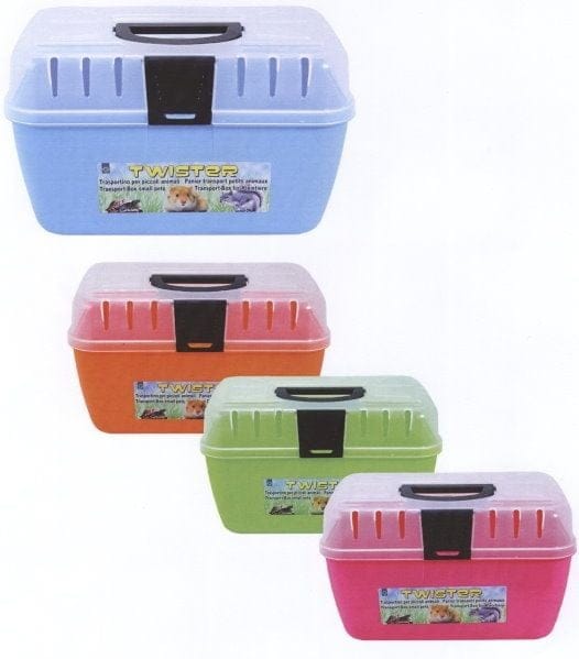 Ollesch Transportbox Twister color 29x19x18 cm Käfigzubehör & Kleintierspielzeug