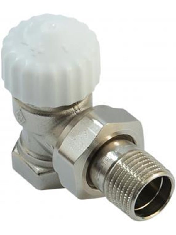 Imi Heimeier Thermostat-Ventilunterteil V-exact ii 'kurz', Eckform, DN15, vernickelt