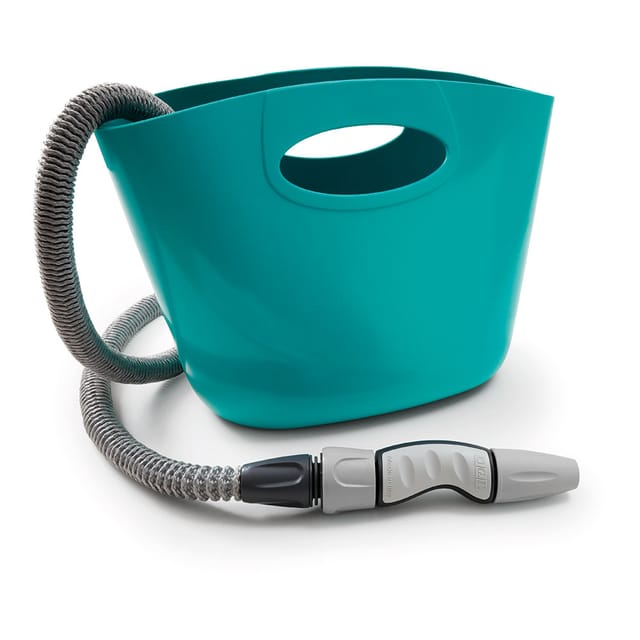 AquaPop 15 m erweiterbares Schlauchset mit Kunststoffkorb, blau, GF80267600 GF