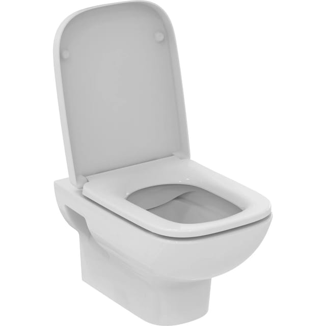 Combi-Pack Ideal Standard i.Life Wand-Tiefspül-WC eckig, spülrandlos & WC-Sitz Softclose, weiß - T467101