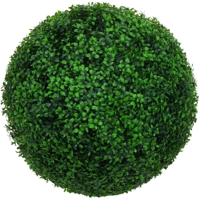 Künstlicher Busch HHG-653, Buchskugel Dekopflanze Buchsbaumkugel Kunstpflanze Buxus, Outdoor Ø 55cm grün
