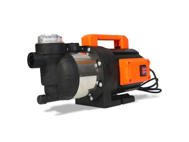 Gartenpumpe Wasserpumpe für den Garten - Tauchpumpe 1200 Watt, max. 4800 l/h, max. 48 m Förderhöhe, integrierter Schwimmerschalter - auch als