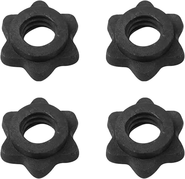 Stück Sechskantmuttern für Hanteln, Sechskant-Klemmschrauben, Schrauben-Klemmmuttern, praktisch für 25 mm Training, Hantelzubehör