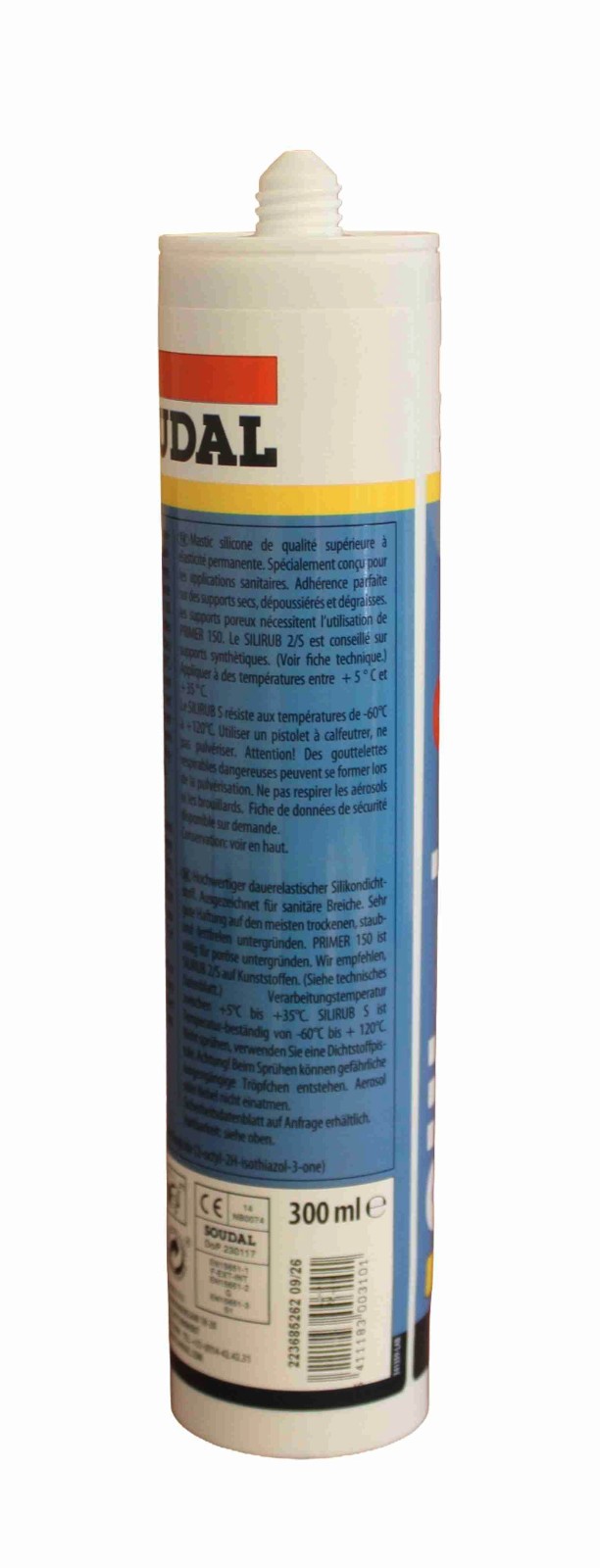 Sanitärsilikon Silirub 300ml braun 101670 - Soudal Bild 2